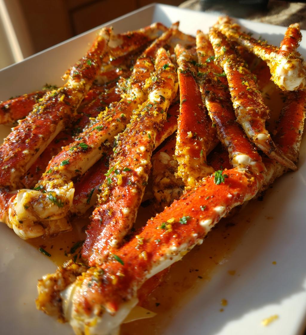 seasoned crab legs recipe