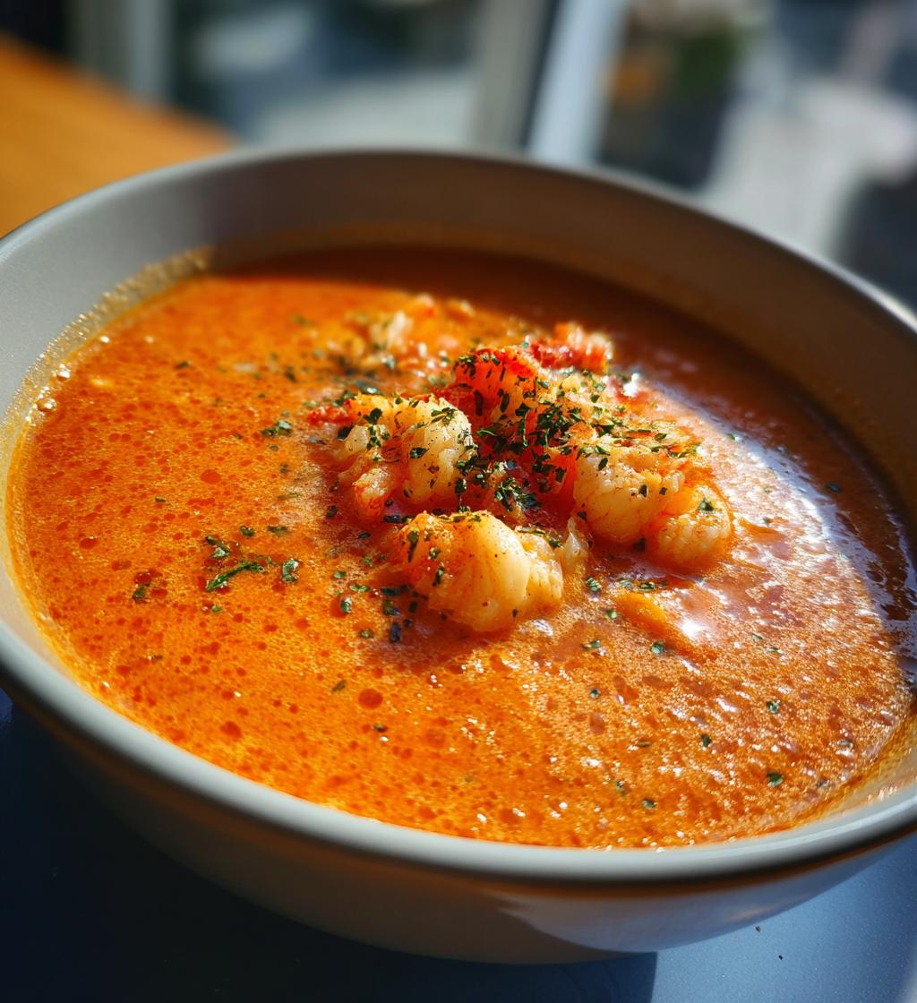 shrimp and lobster bisque