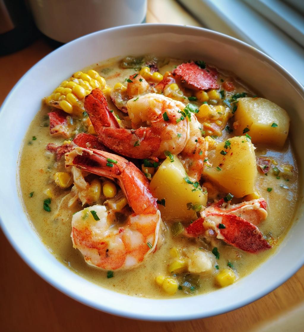 shrimp and lobster chowder longhorn