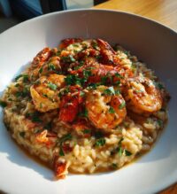 shrimp and lobster risotto