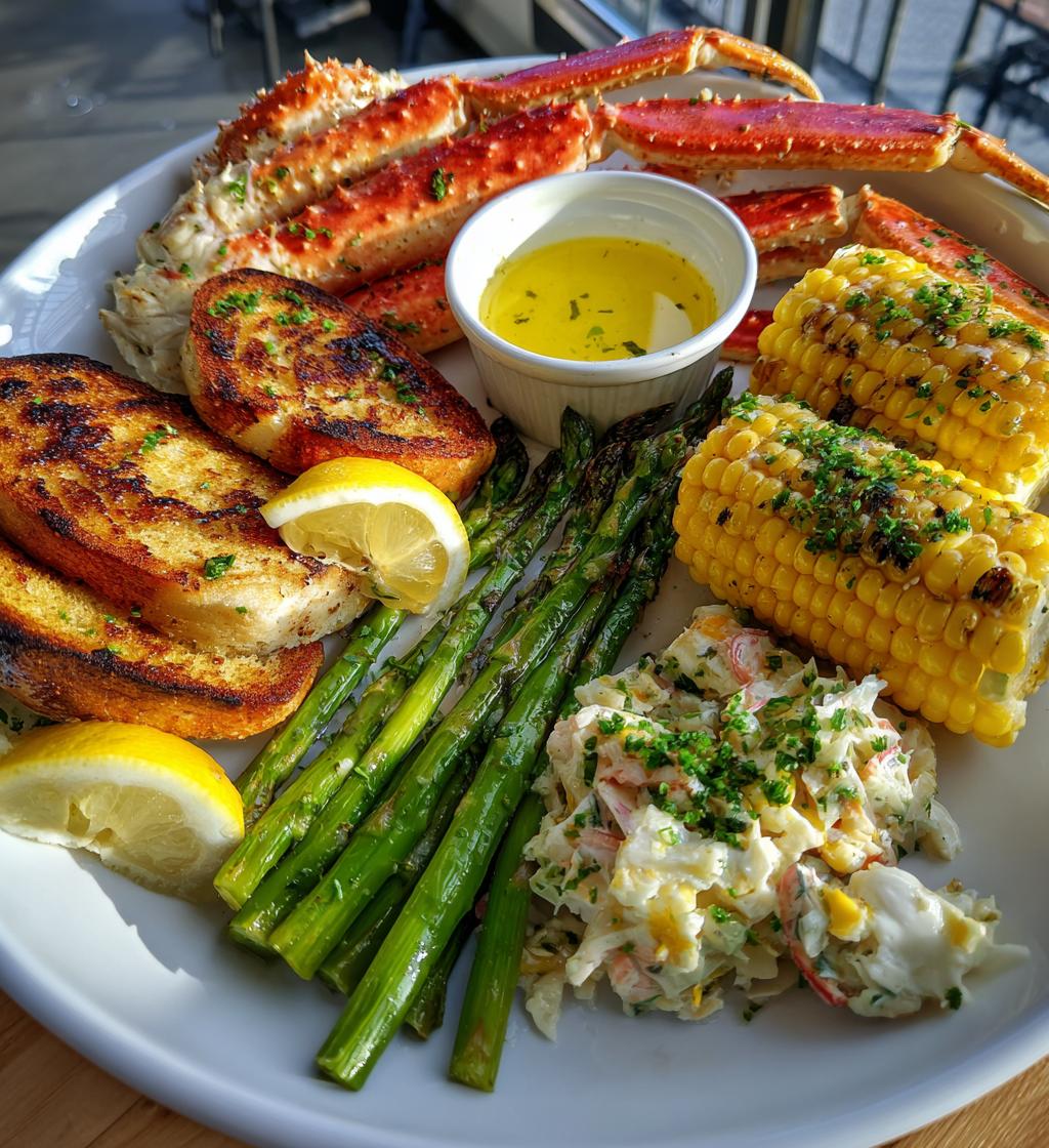 sides to go with crab legs dinners