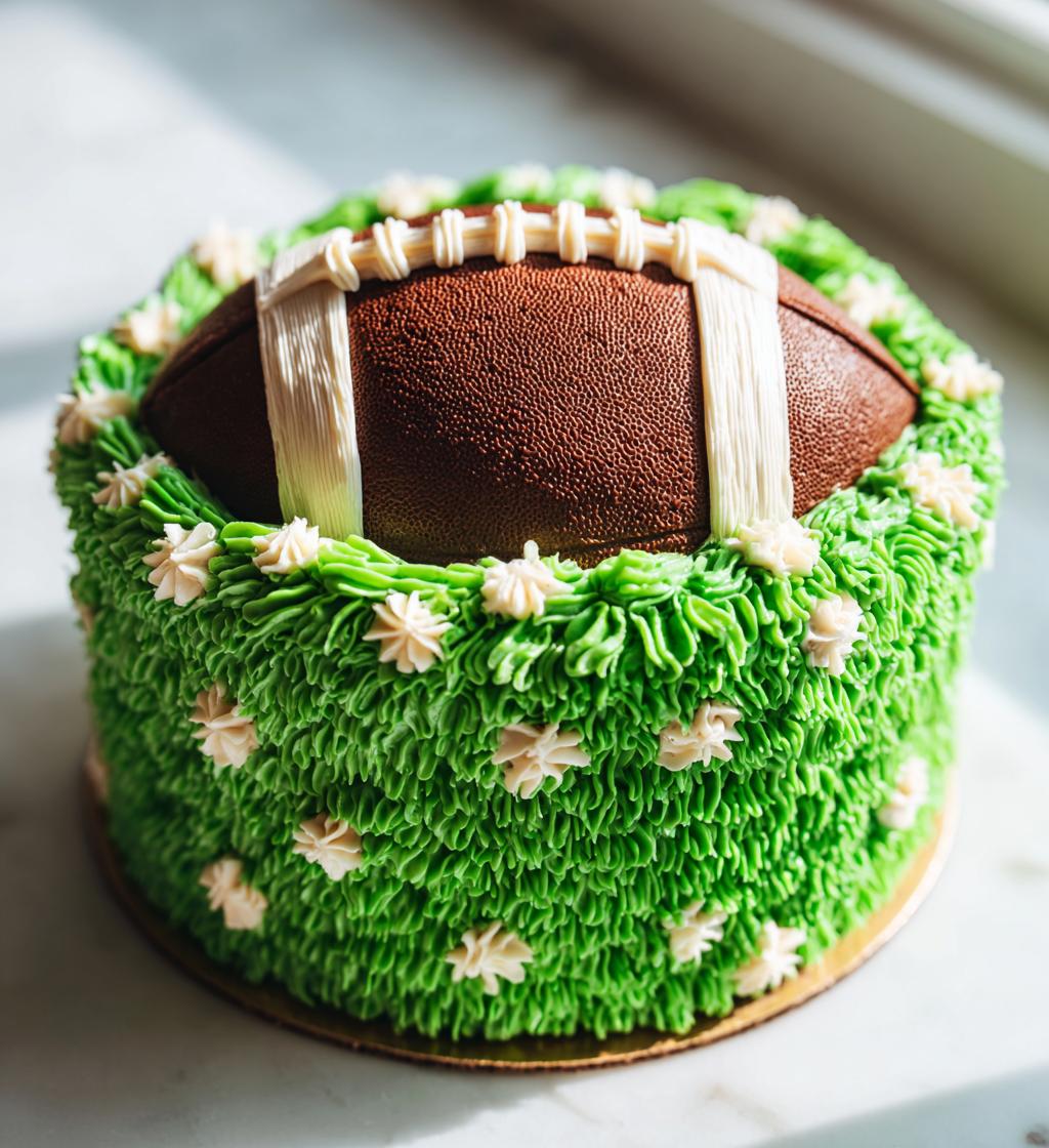 simple football cake