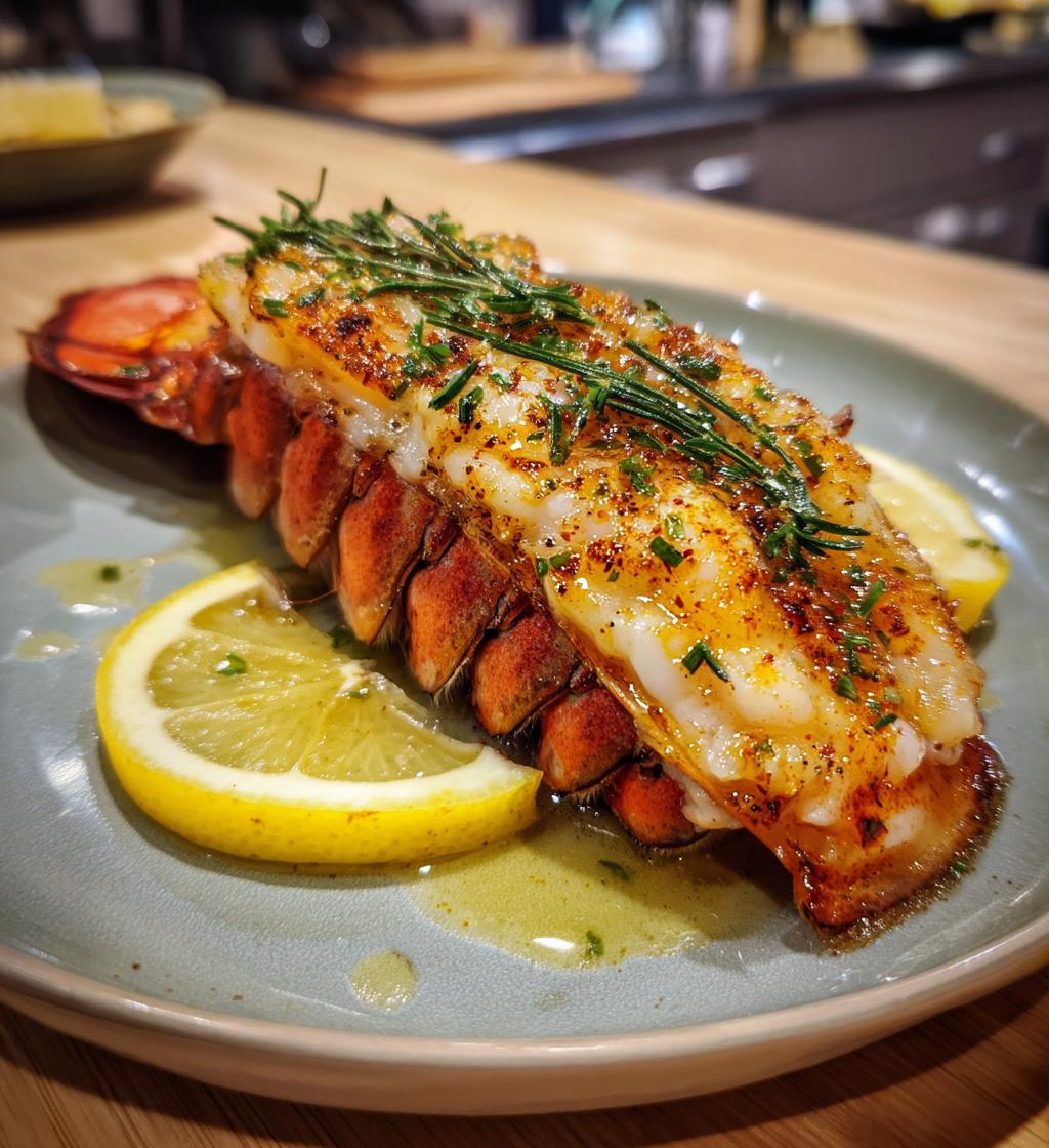 smoked lobster tail