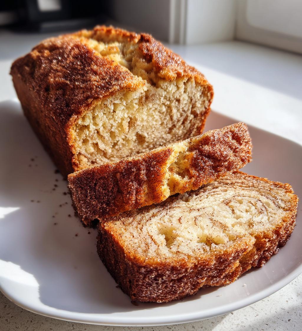 snickerdoodle banana bread recipe