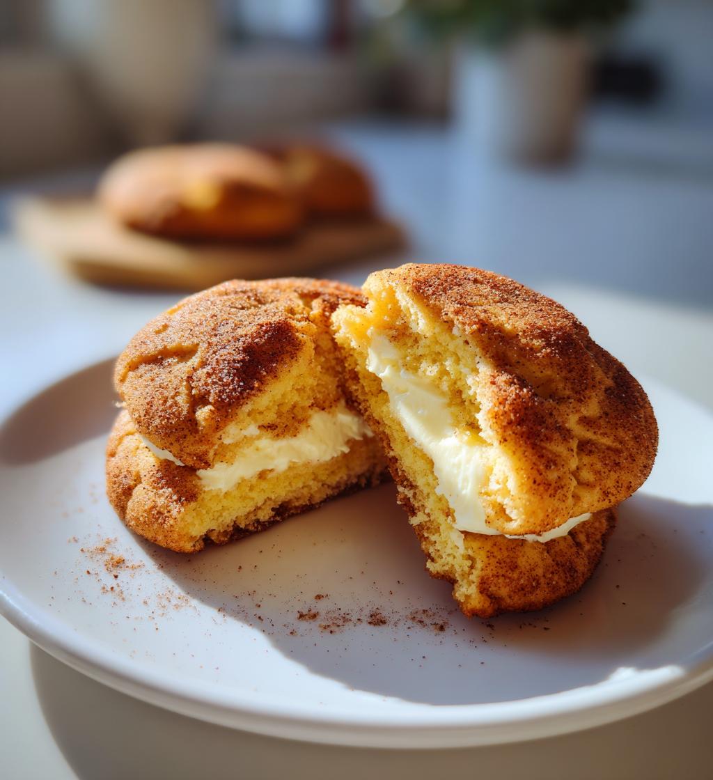 snickerdoodle cheesecake cookies