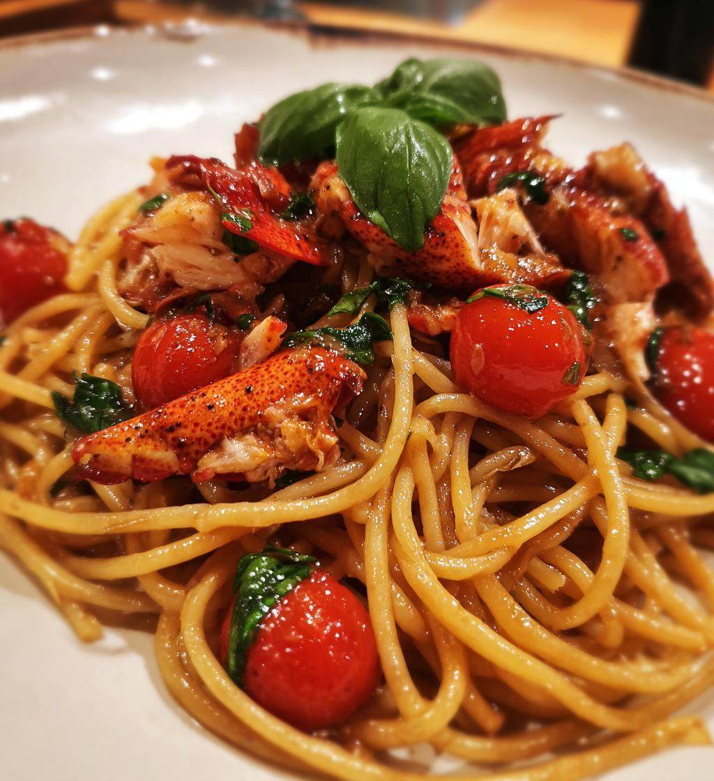 spaghetti lobster