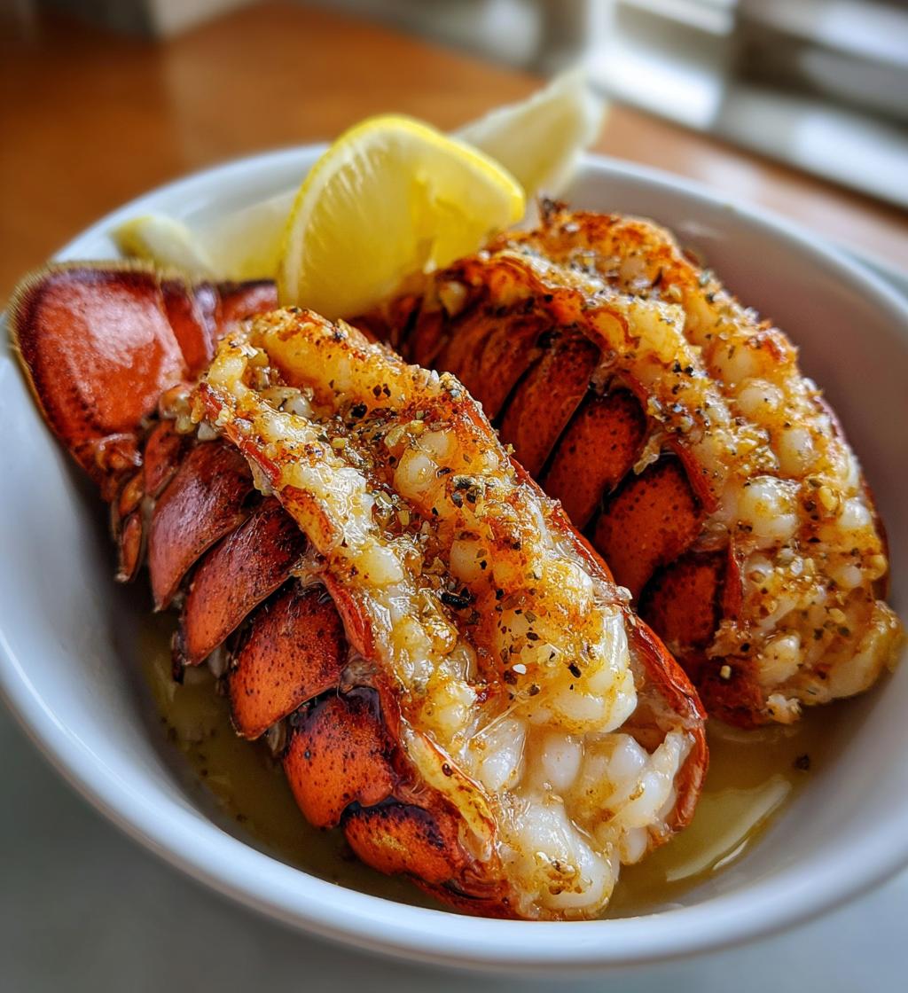 steam lobster tail