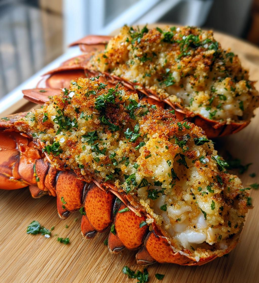 stuffed lobster tail