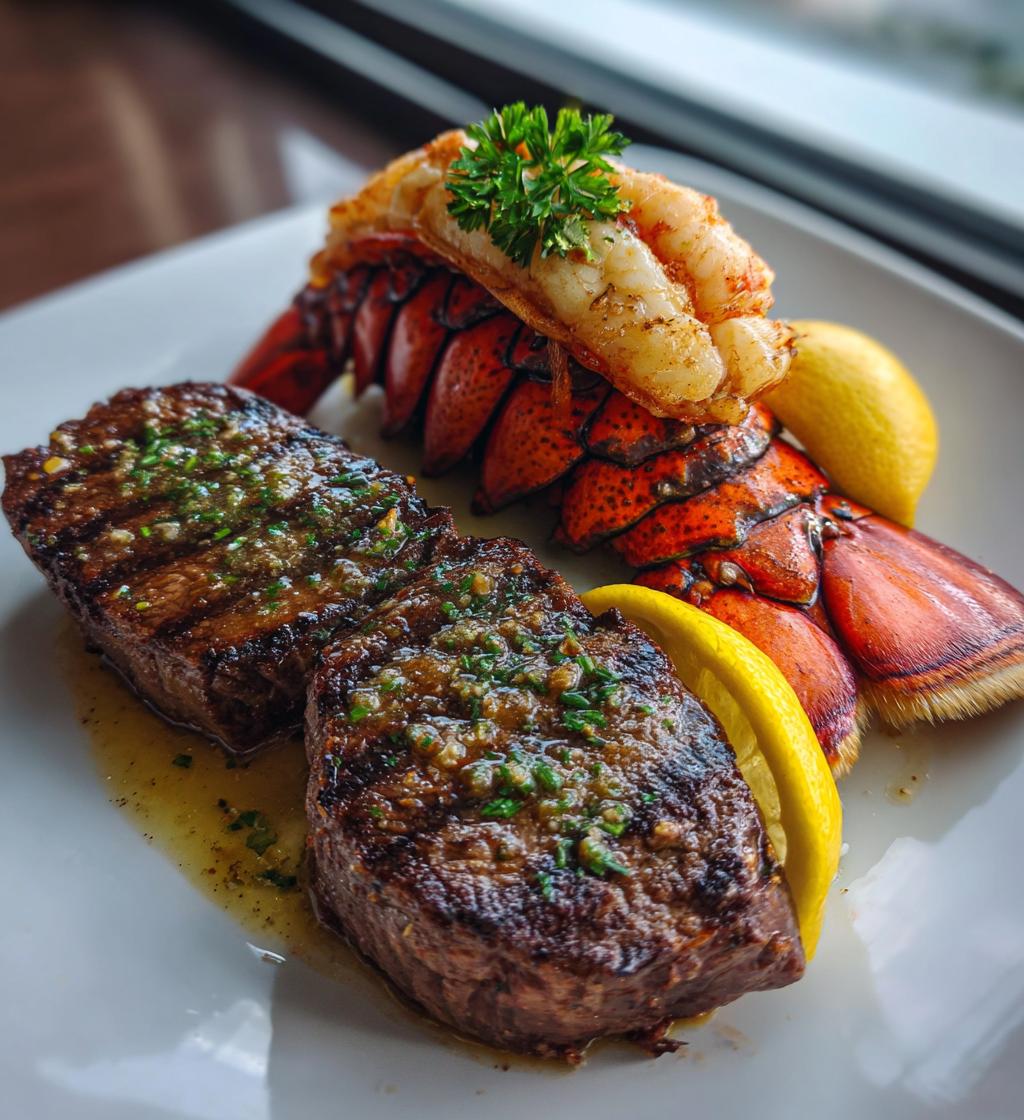 surf and turf lobster