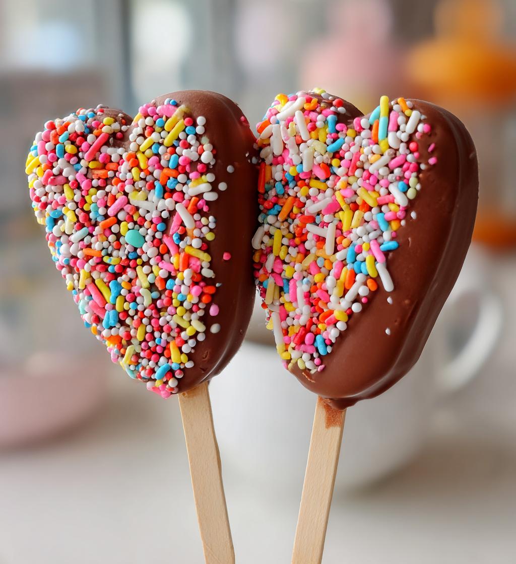 valentine cake popsicles