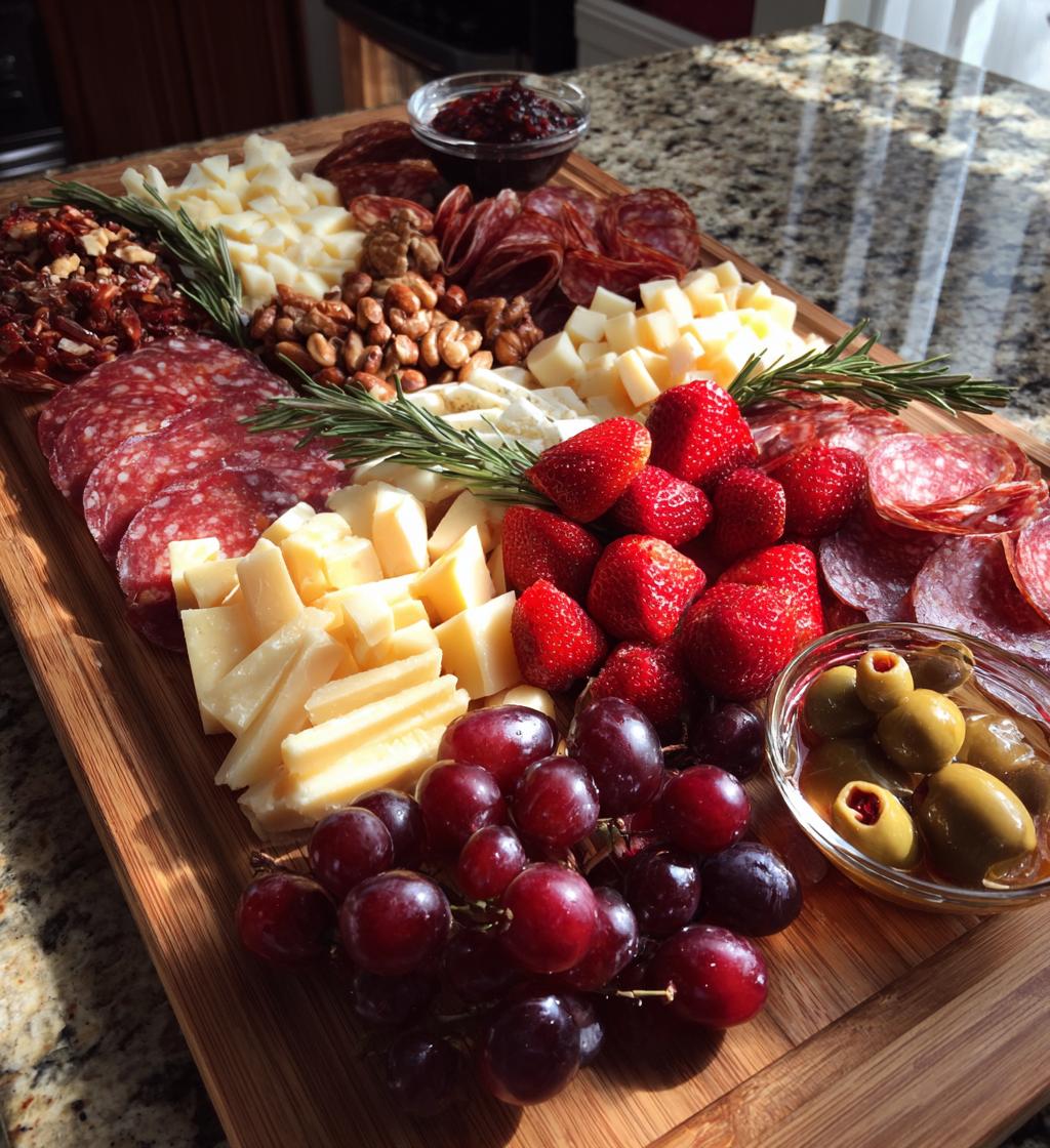 valentine charcuterie board