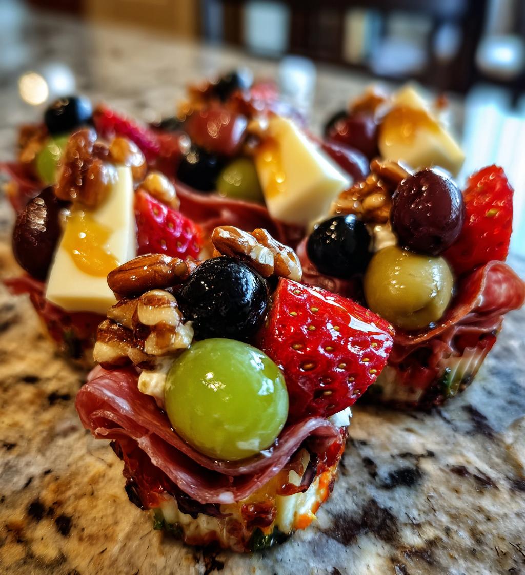 valentine charcuterie cups