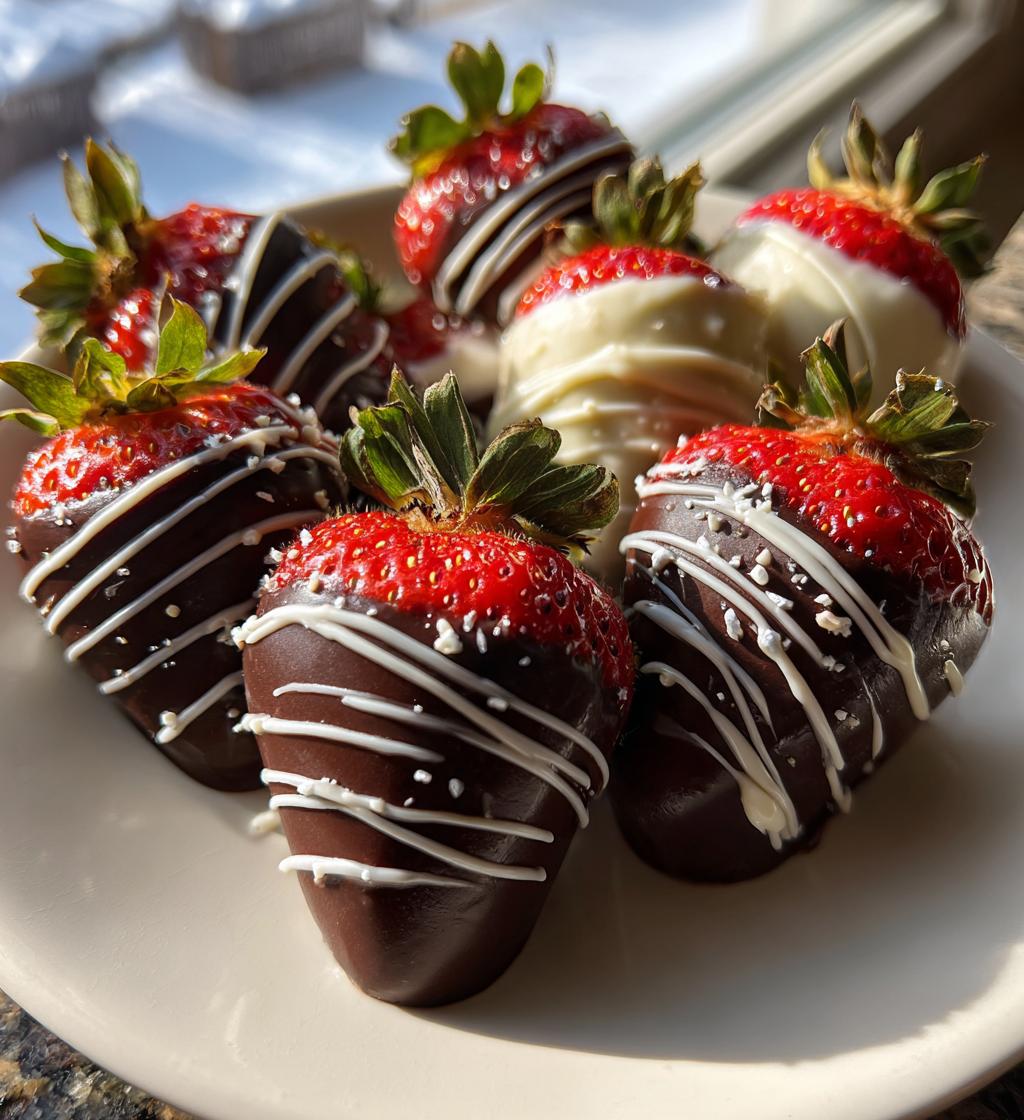 valentine chocolate covered strawberries