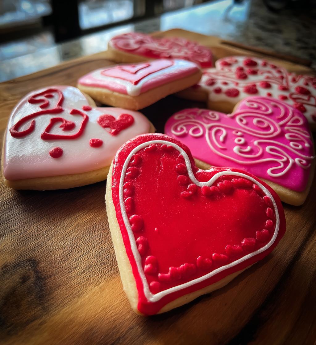 valentine cookies royal icing
