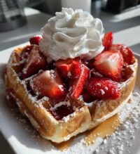 valentine waffles