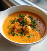 vegan lobster bisque