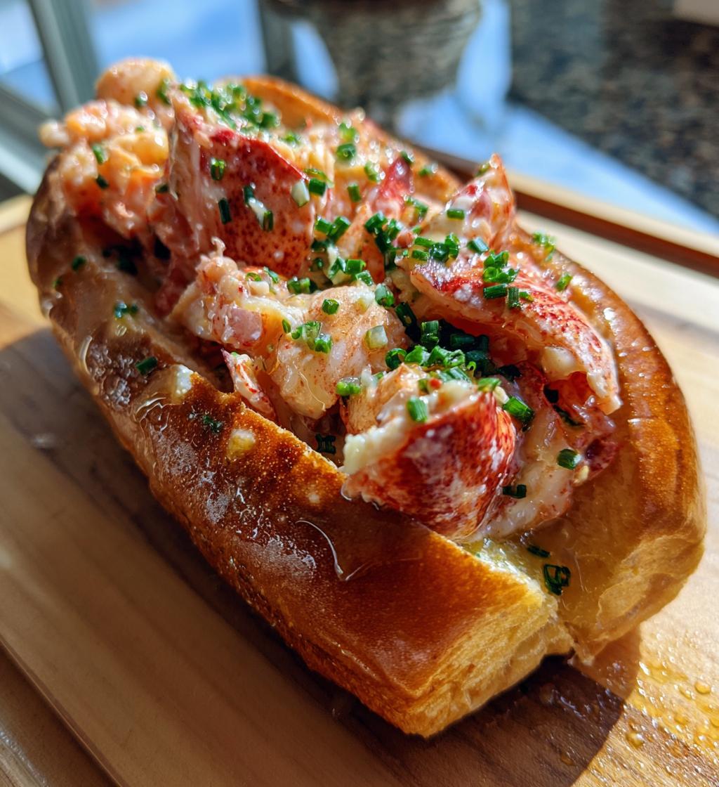warm lobster roll