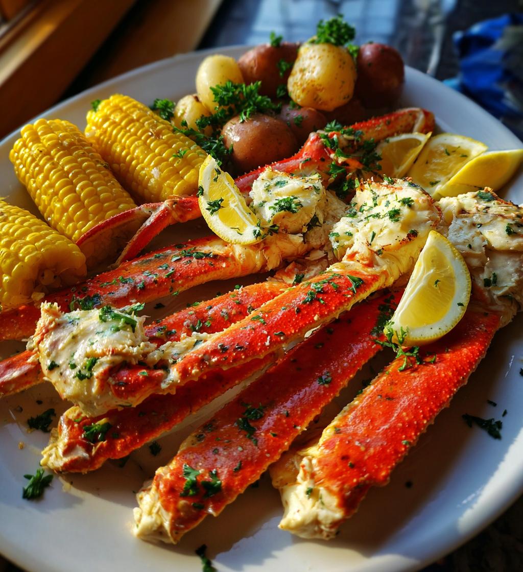 what goes with crab legs
