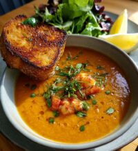 what to eat with lobster bisque
