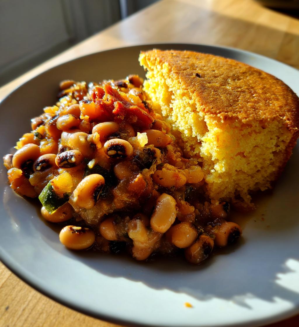 what to serve with black eyed peas