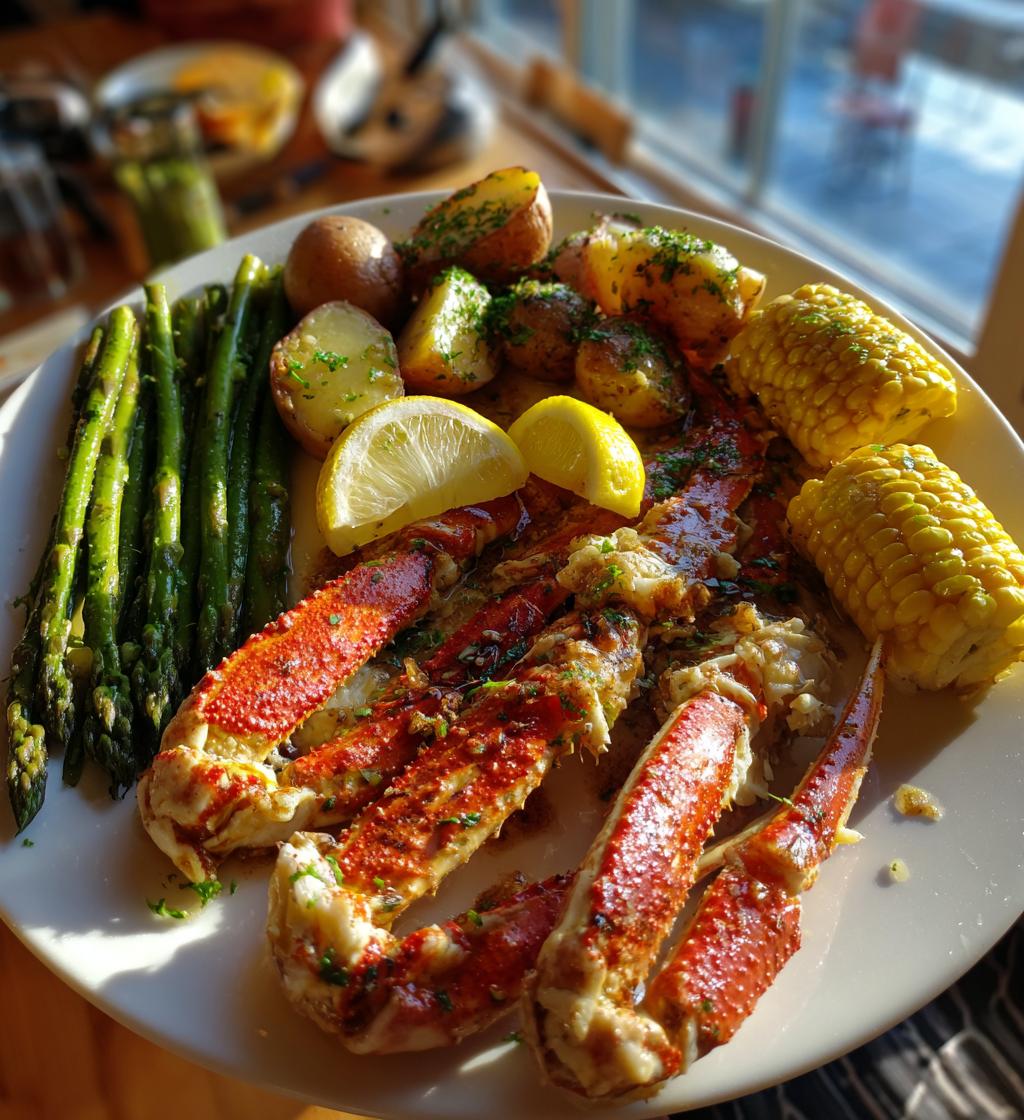 what to serve with crab legs dinners