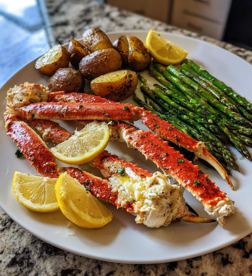 what to serve with king crab legs
