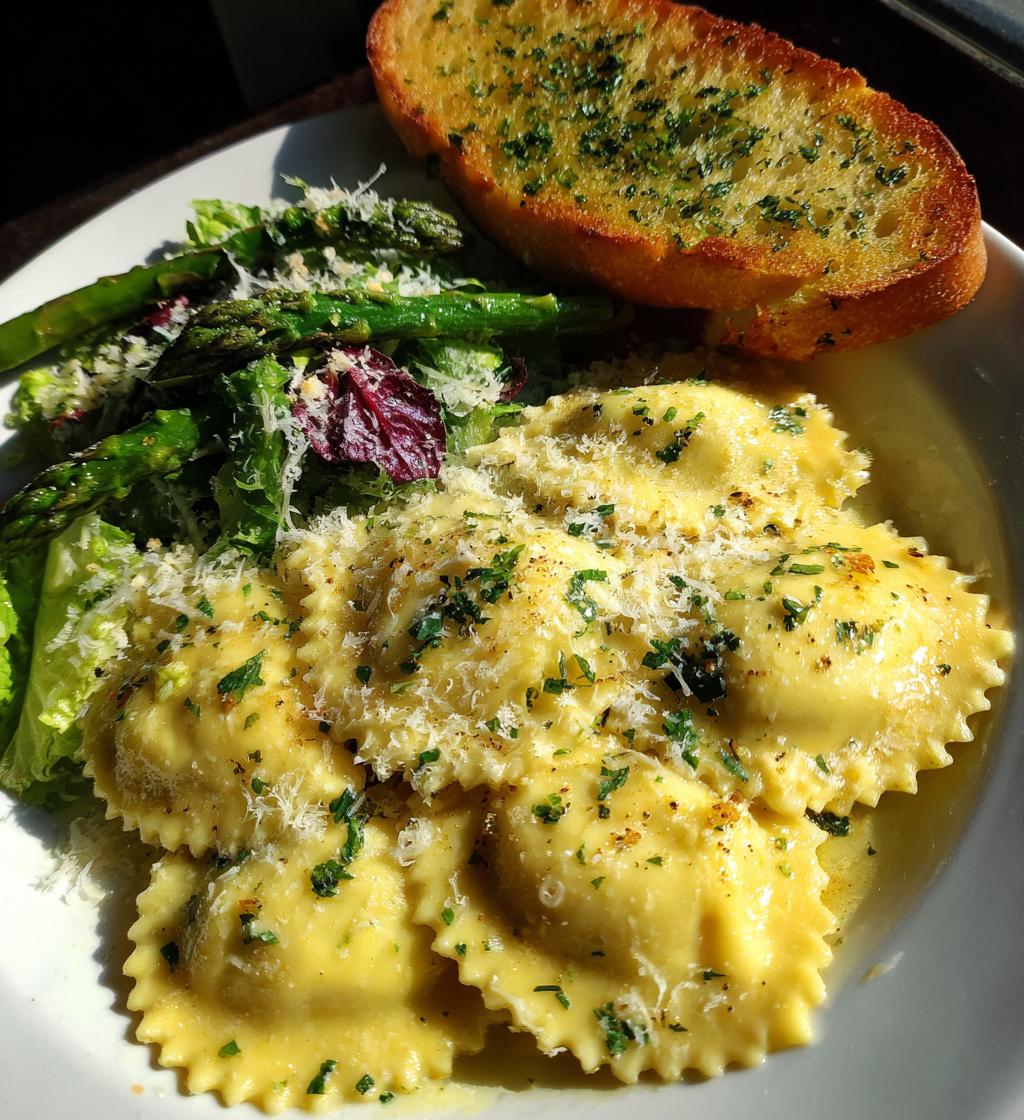what to serve with lobster ravioli