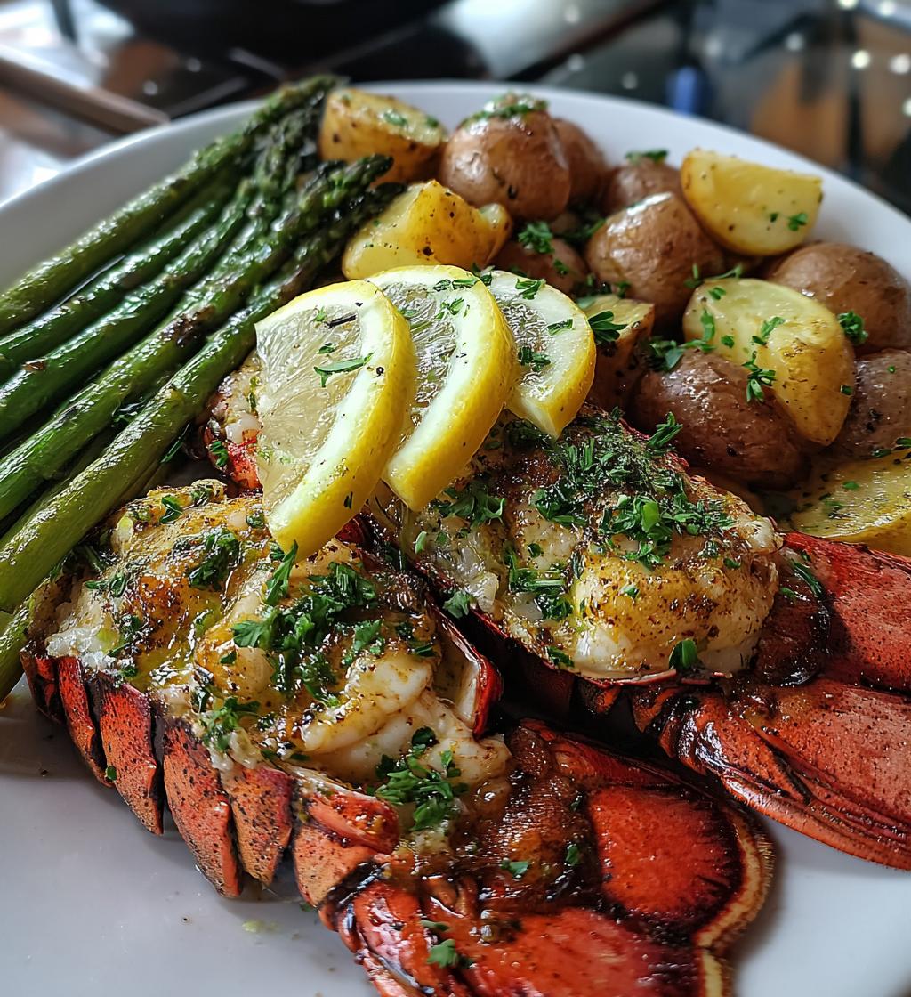 what to serve with lobster tails
