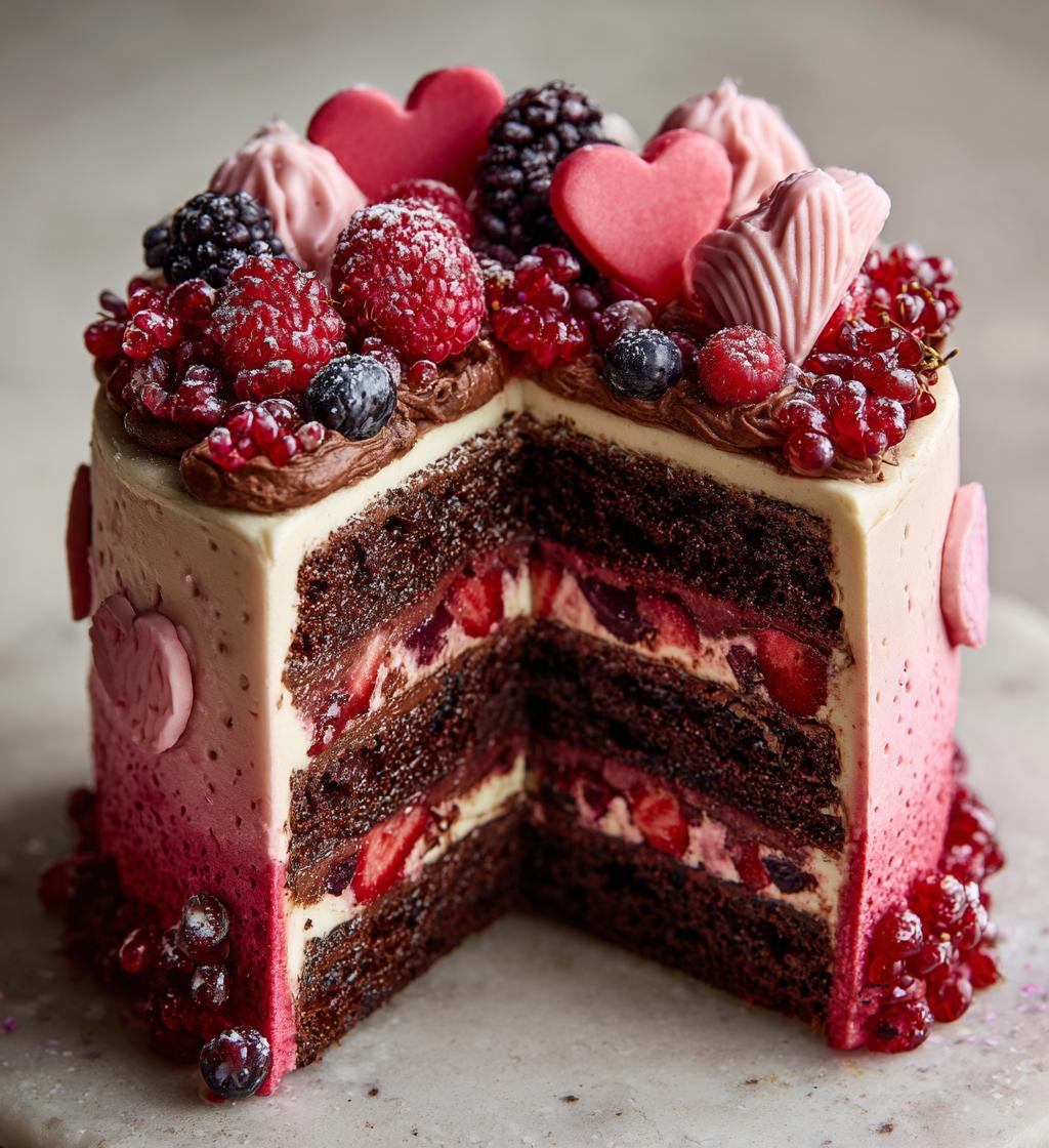 cake designs for valentines day