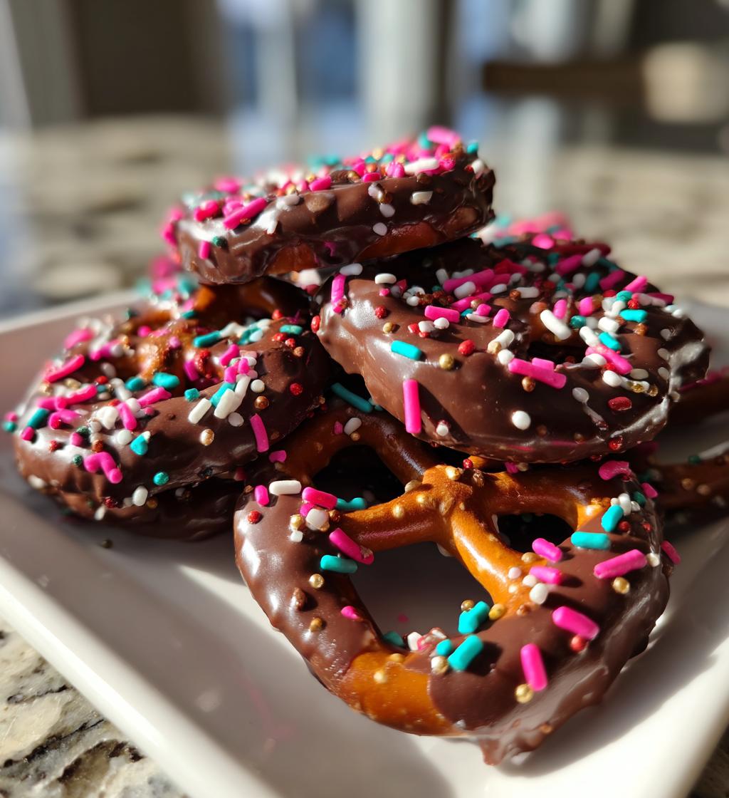 chocolate covered pretzels valentines