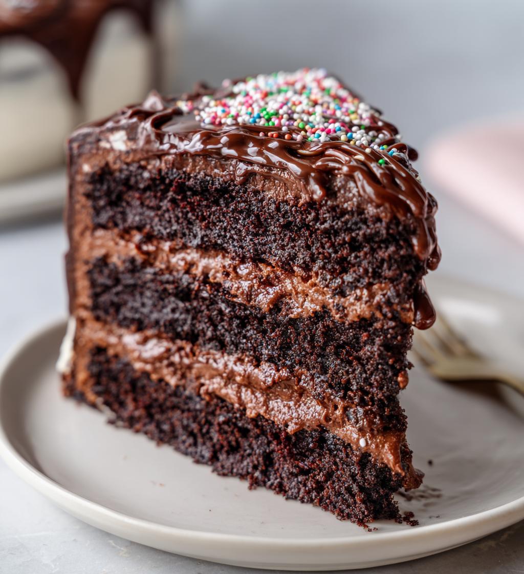 chocolate valentines cake