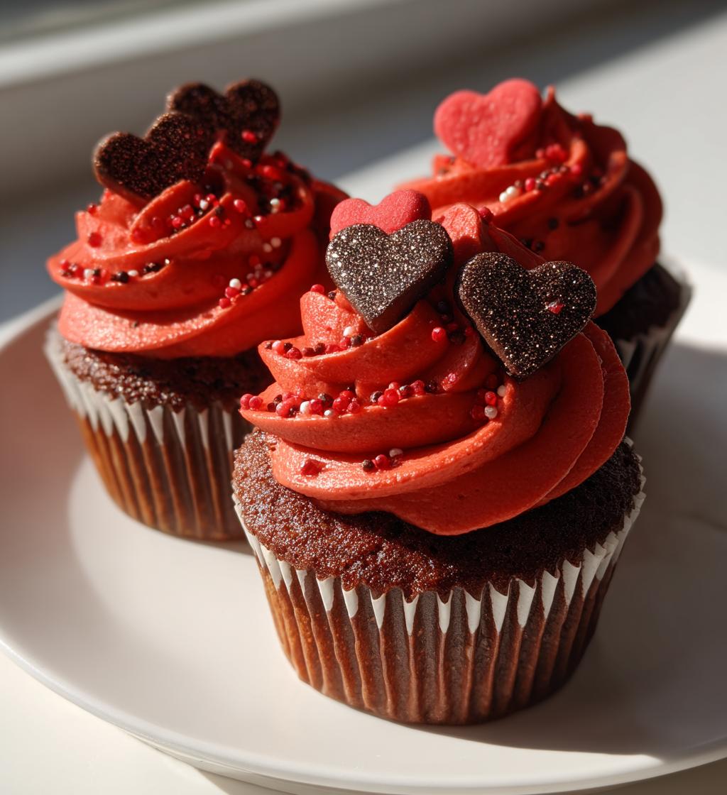 cupcakes decoration valentines day