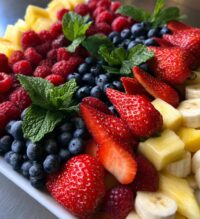 fruit platter valentines day