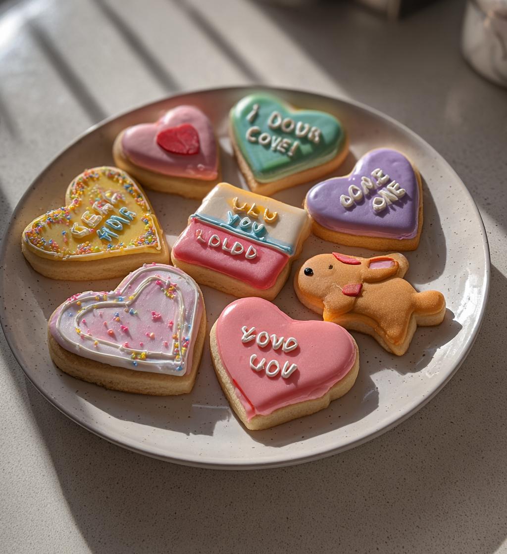 funny valentines cookies