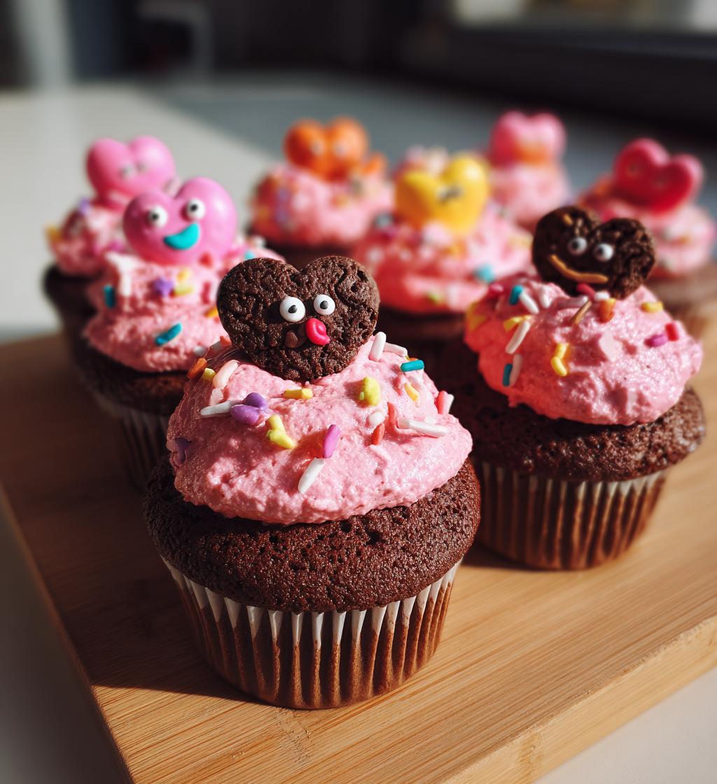 funny valentines cupcakes