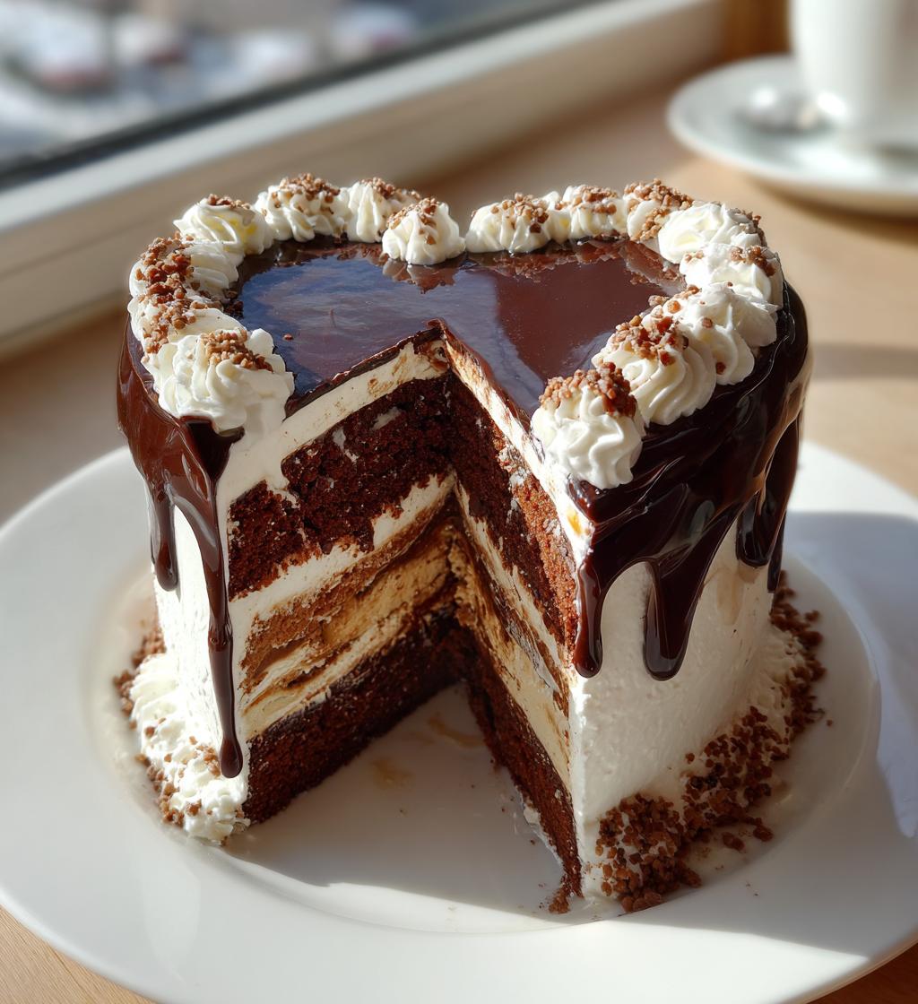 heart shaped valentines cake
