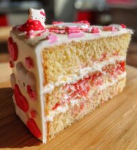 hello kitty valentines cake