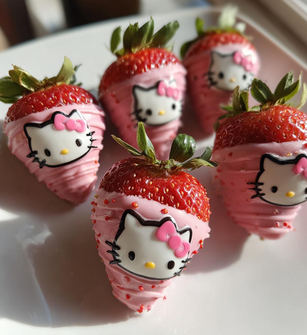 hello kitty valentines strawberries