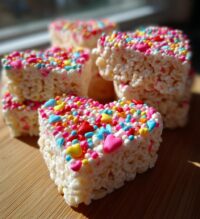 homemade rice krispies treats valentines day