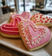 kids valentines cookies