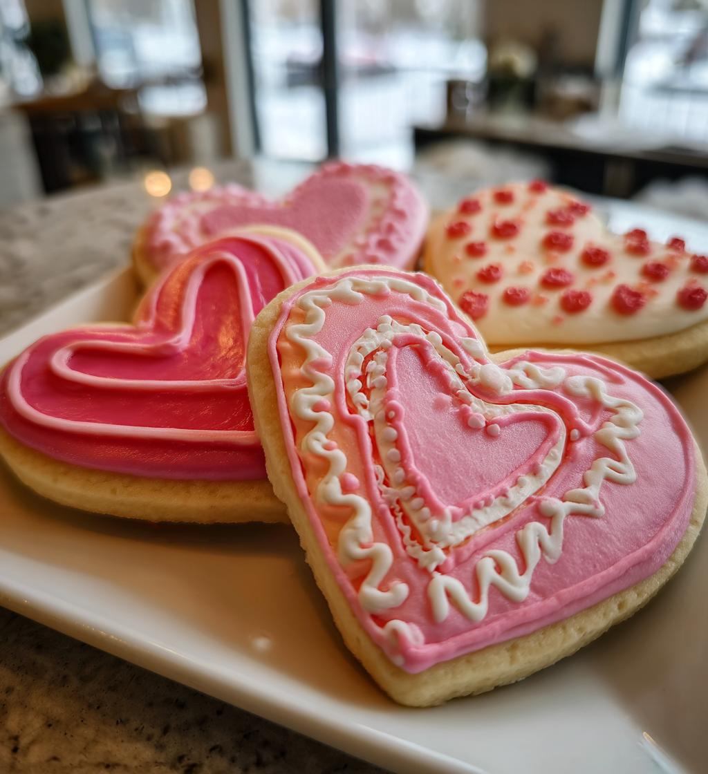 kids valentines cookies