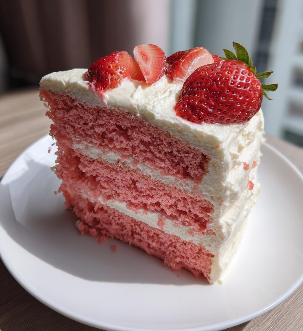 pink valentines cake