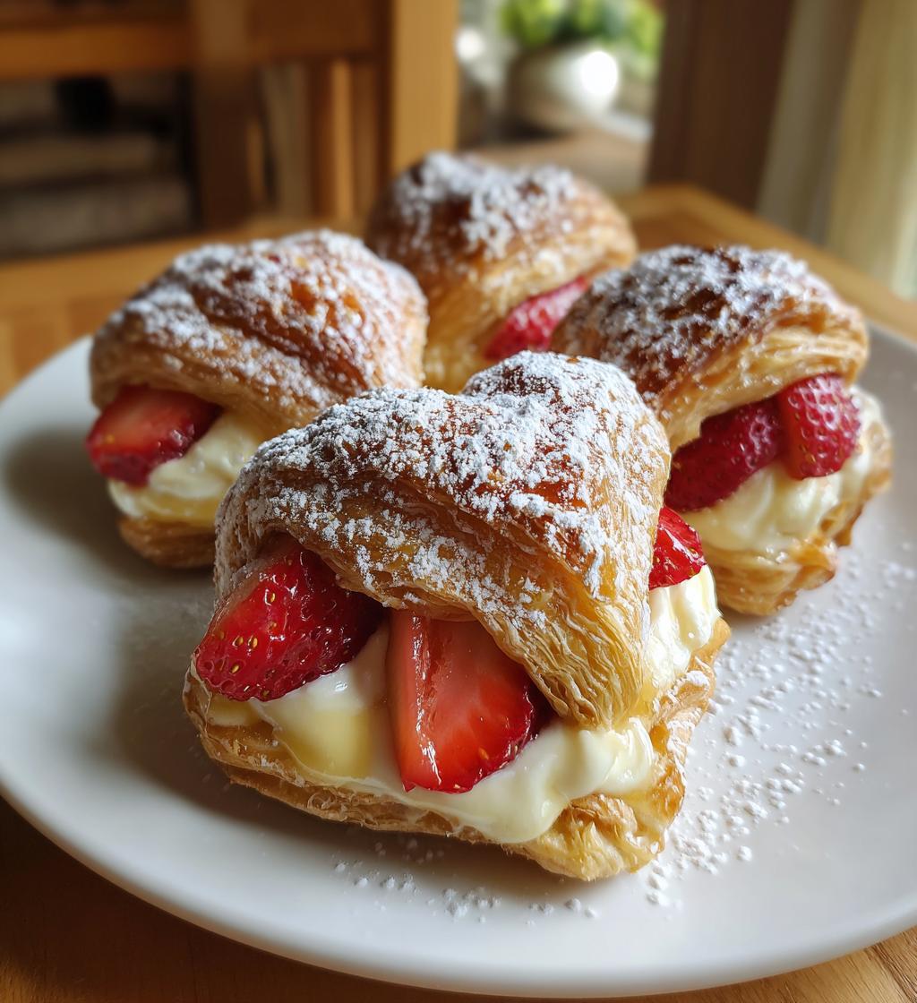 puff pastry dessert valentines