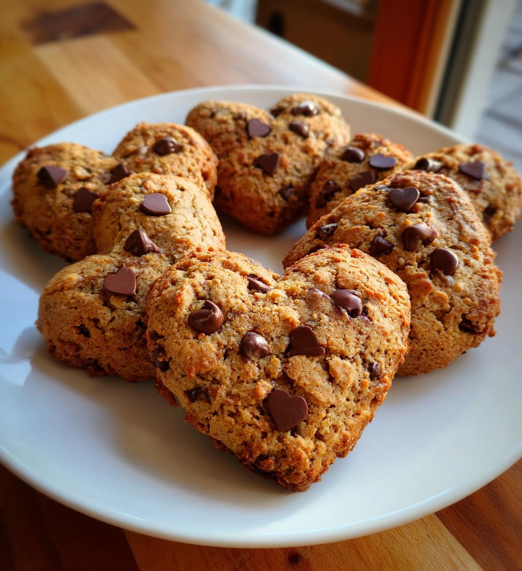 sourdough discard valentines cookies