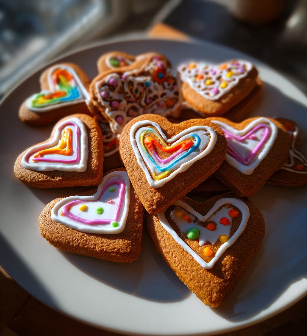 valentine gingerbread
