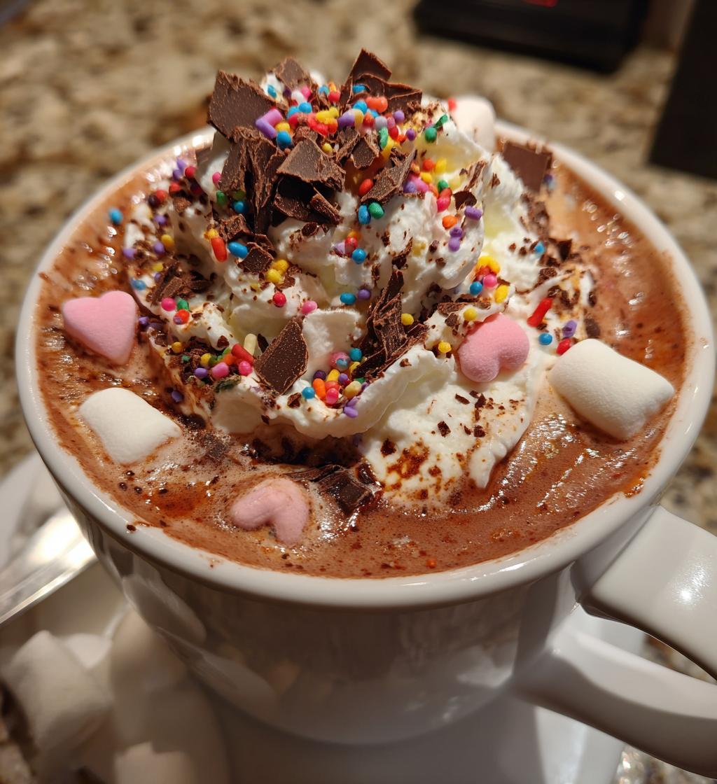 valentine hot cocoa bar