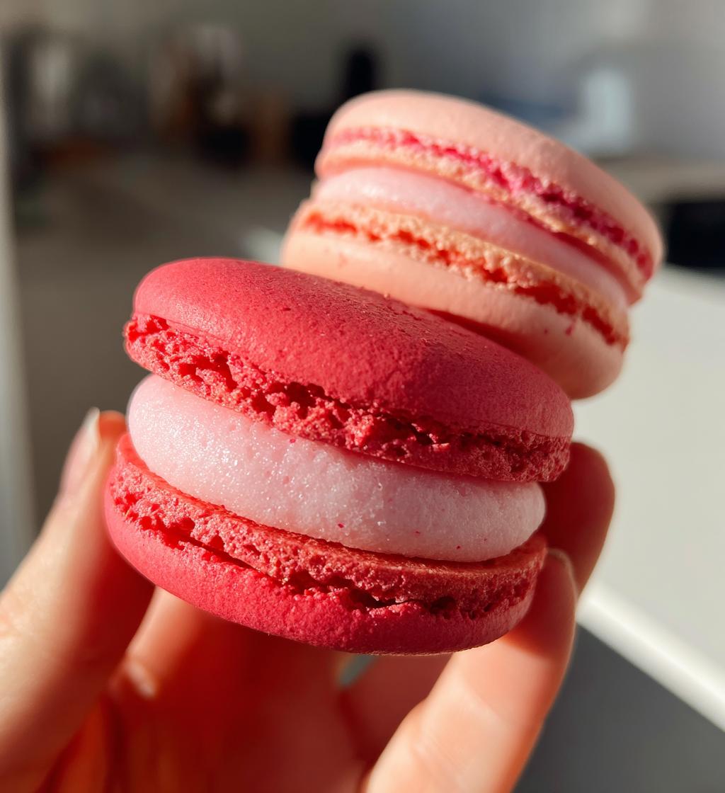 valentine macarons