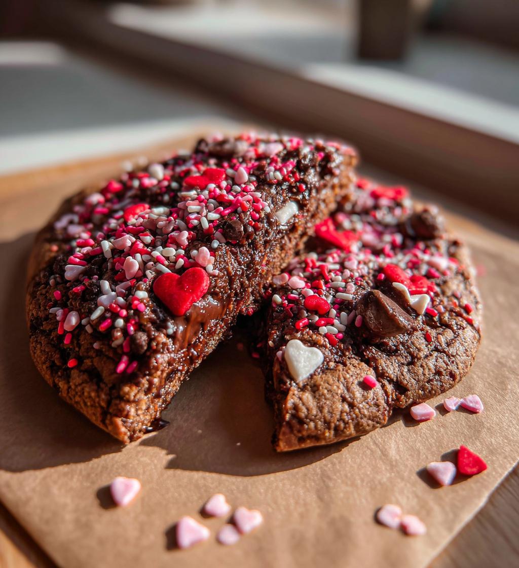valentine pizza cookie