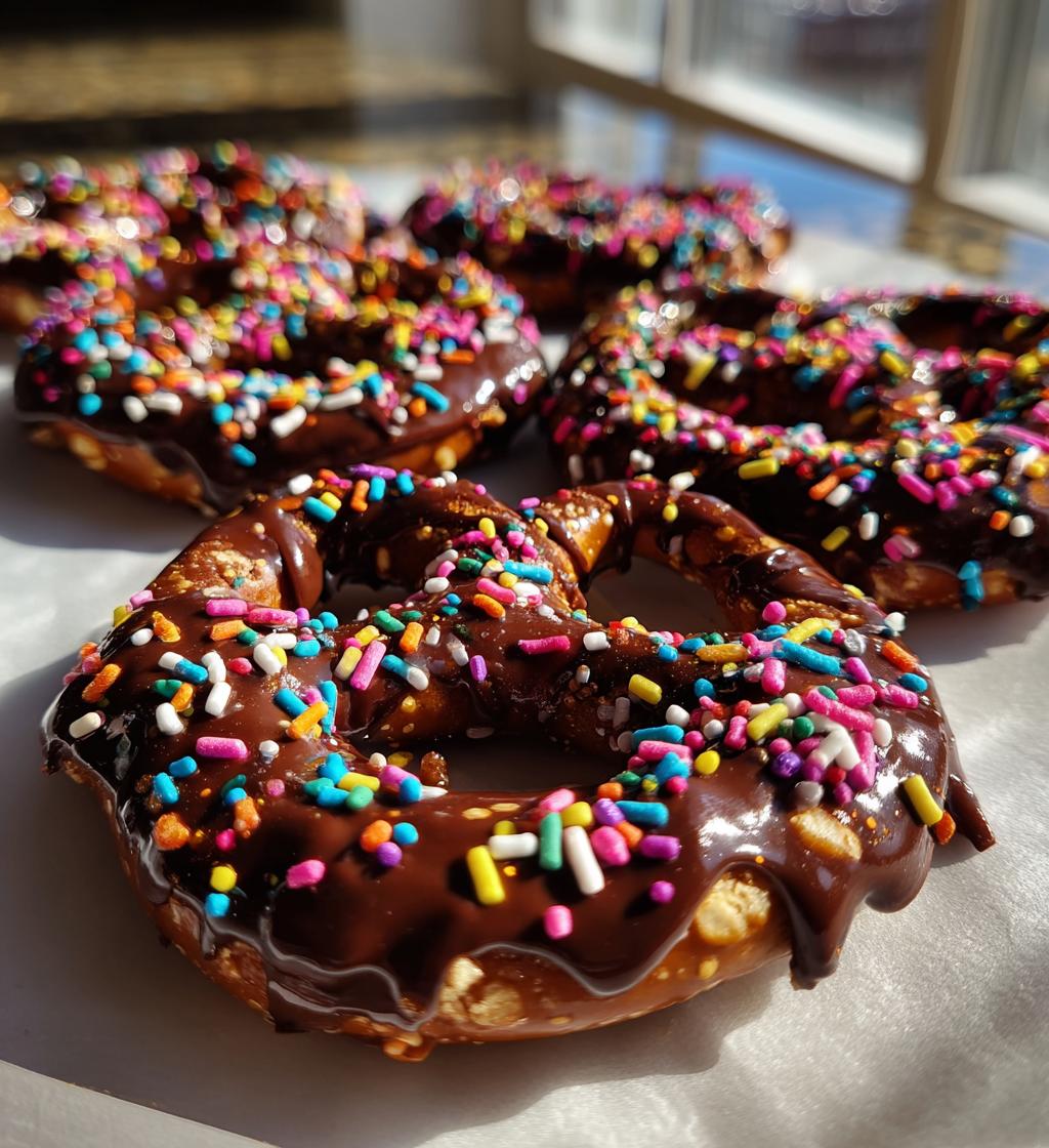 valentine pretzel treats