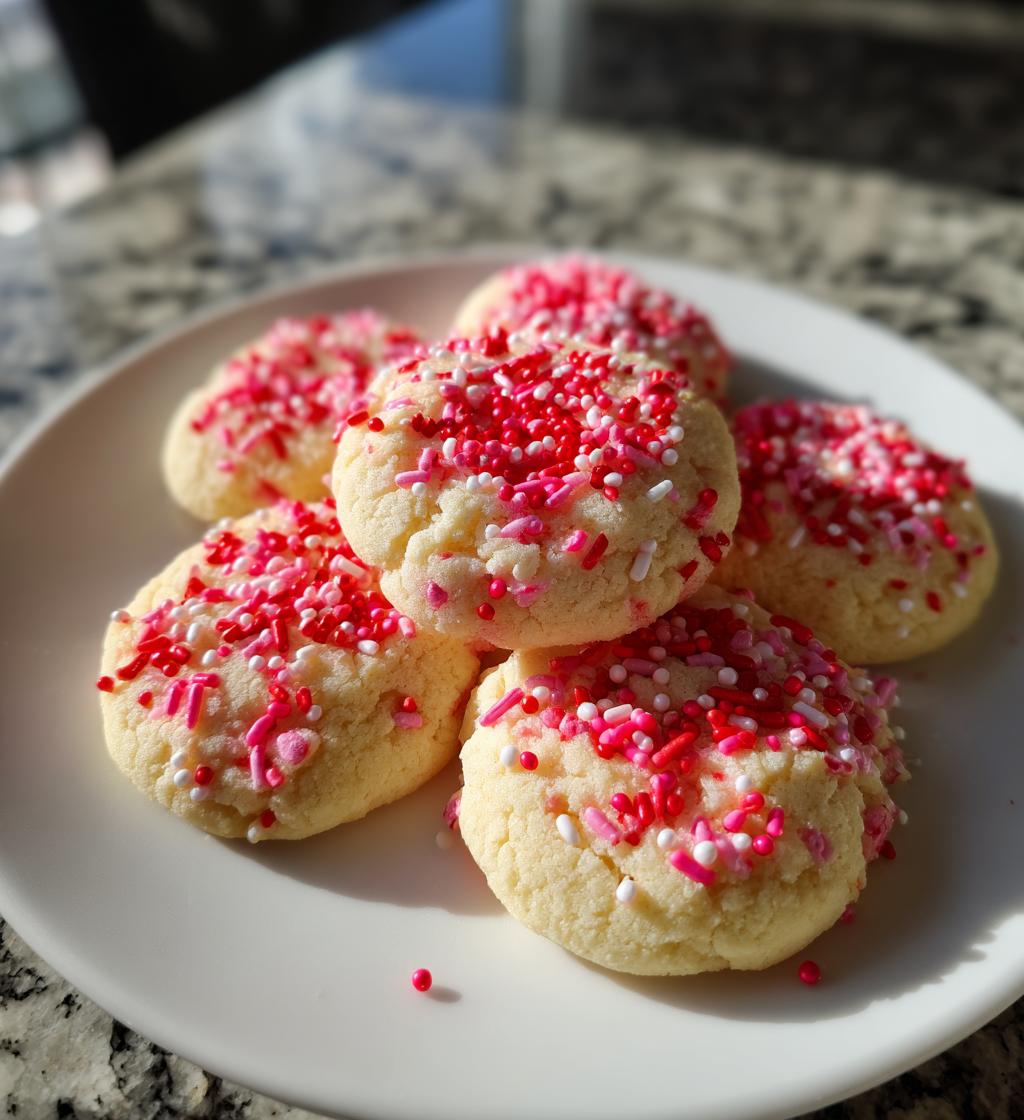 valentine sugar cookies